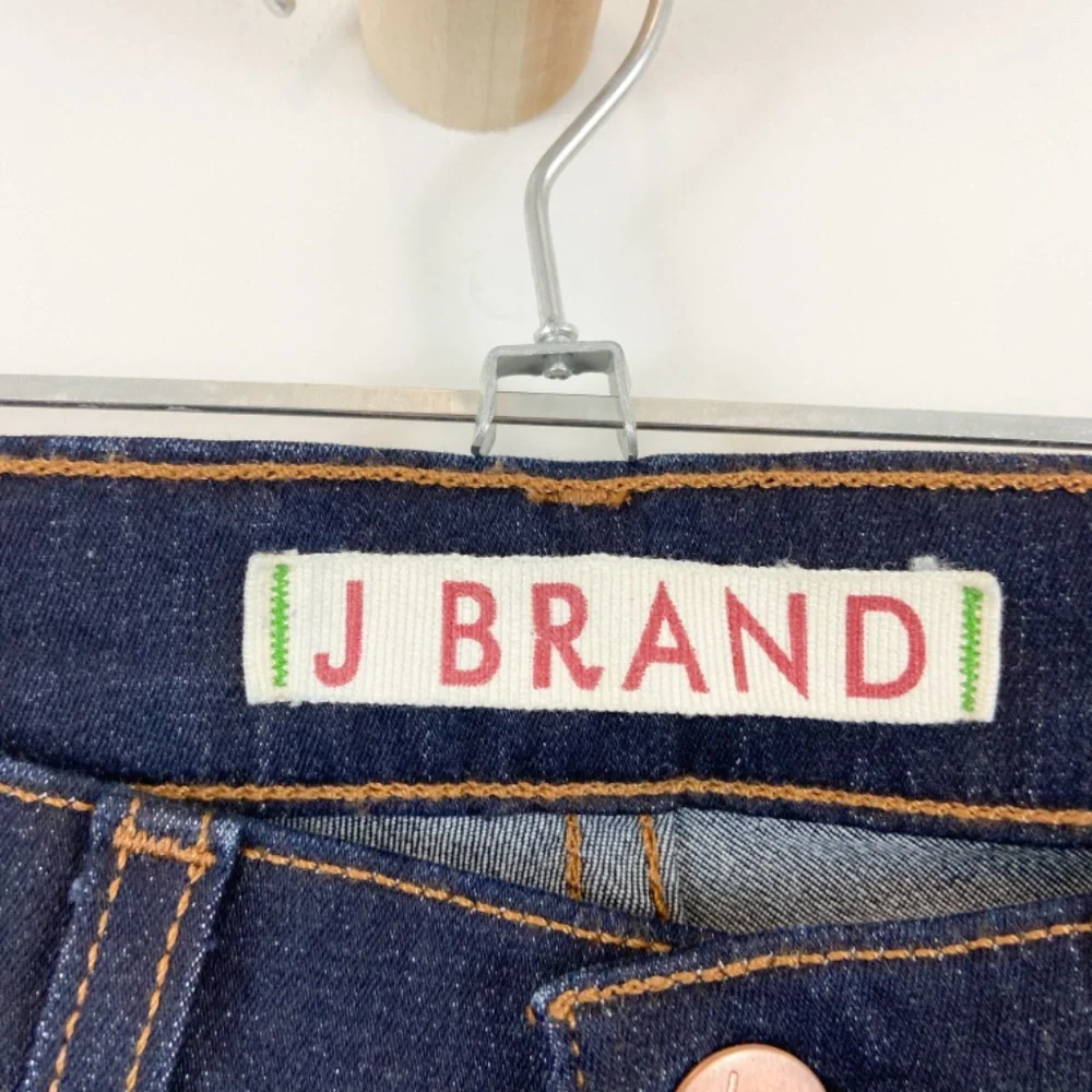 J Brand Dark Wash Slim Boot Flare Jeans Sz 26 - Picture 7 of 10
